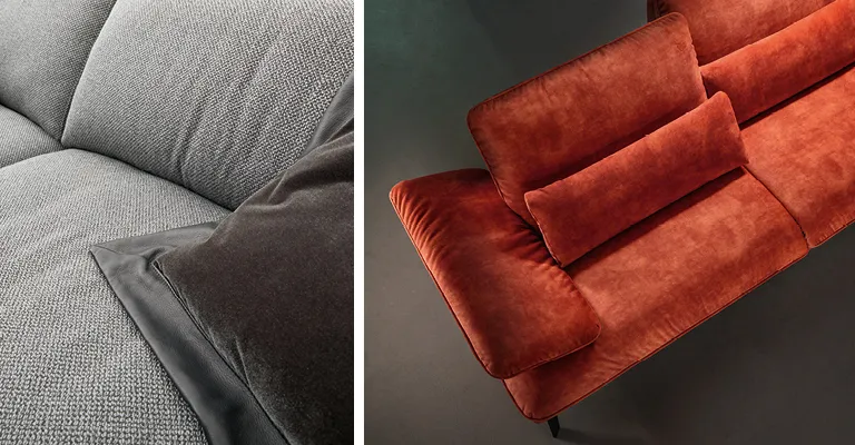 Leder, Kunstleder, Microfaser oder Stoffbezug – welches Material bevorzugen Sie für Ihre Couch?