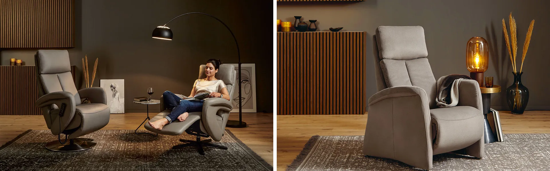 Entspannend und oft mit vielen Funktionen bestückt, versüßen Relaxsessel jeden Feierabend.