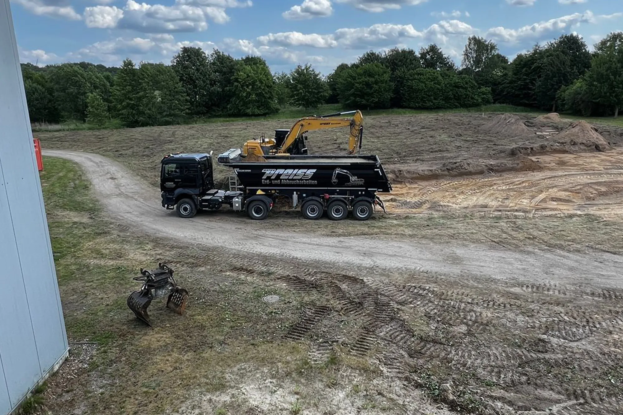 Baustelle Anfang Wagner