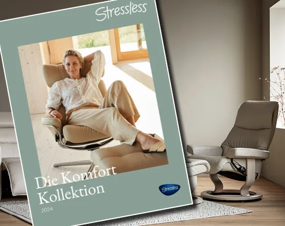 Im Stressless Katalog finden Sie Inspiration für Ihr zu Hause.