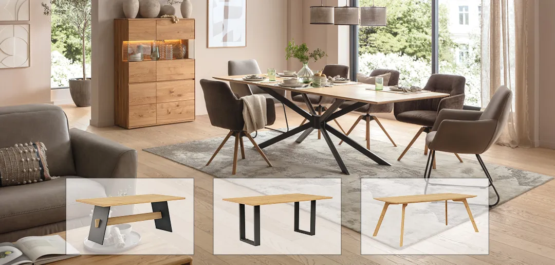 Esstisch NATURA HOME Phoenix in unterschiedlichen Varianten