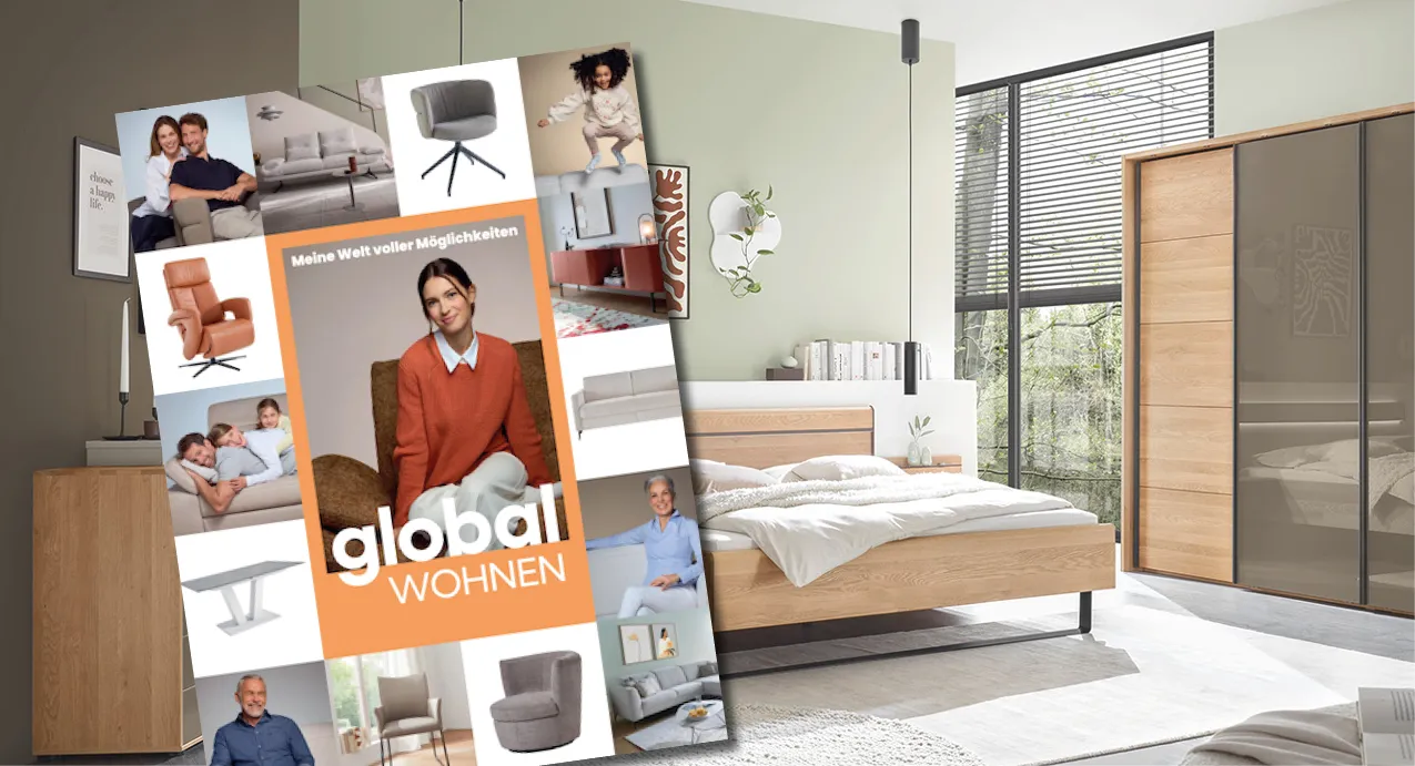 Möbelkataloge der Marke Global
