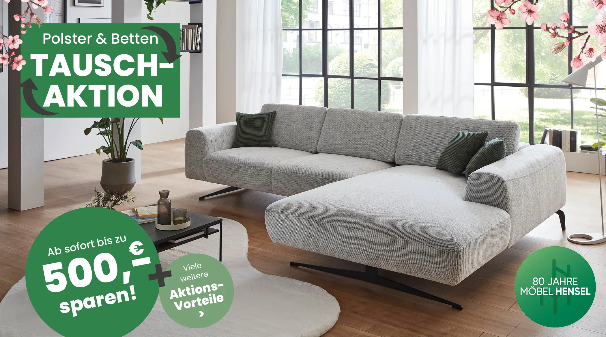 Polster und Betten Tauschaktion