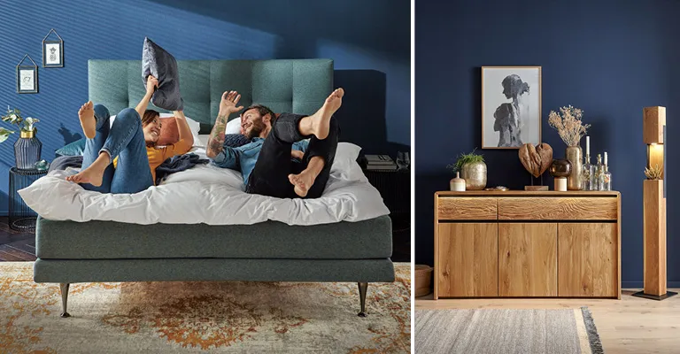 Schlafzimmer individuell gestalten: Bei Möbel Rommel gibt’s die Möbel dafür.