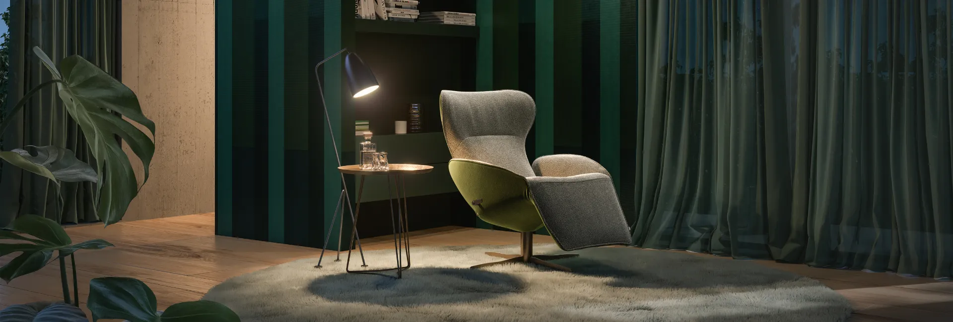 Sofa, Mann und Frau