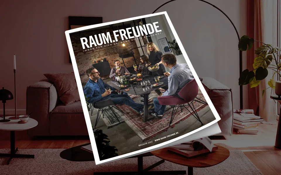 Abbildung des Raumfreunde Katalogs - "Magazin 2023"