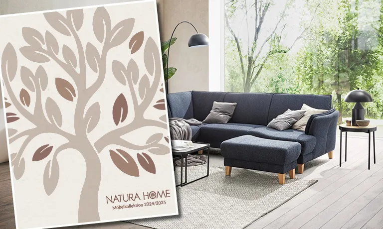 Katalog und Sofa