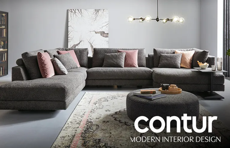 dunkelgraues Sofa
