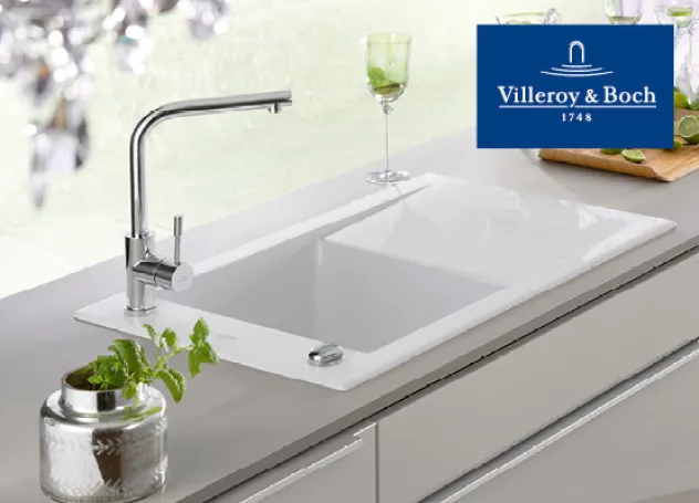 Villeroy & Boch Keramikspülbecken in Küche
