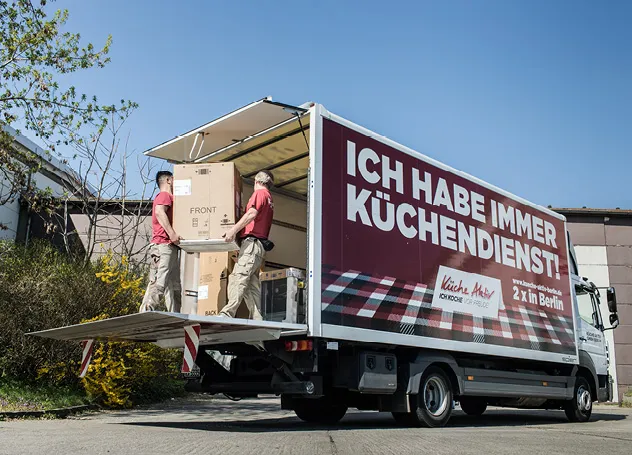 Küche Berlin Transport-LKW
