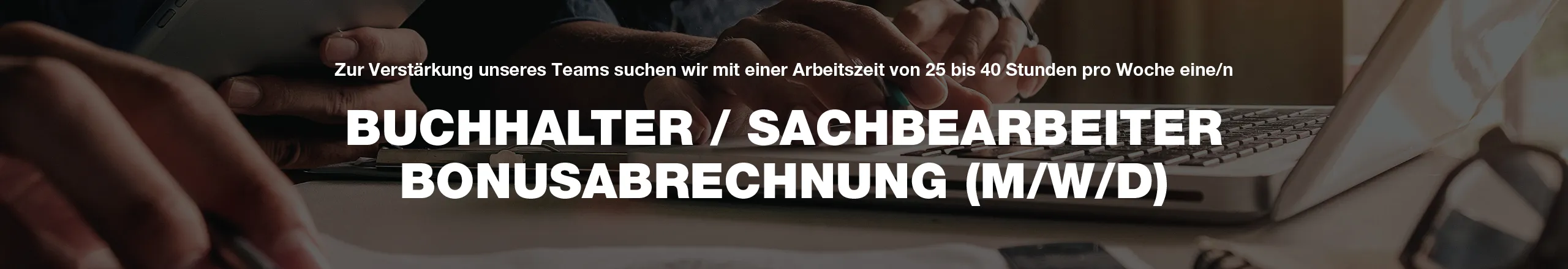 Buchhalter Sachbearbeiter Bonusabrechnung