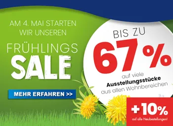 Frühlingsale im Wohncentrum Lührmann