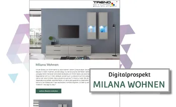 Trendstore Digitalprospekt Milana Wohnen