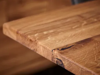 Tischplatte aus Massivholz