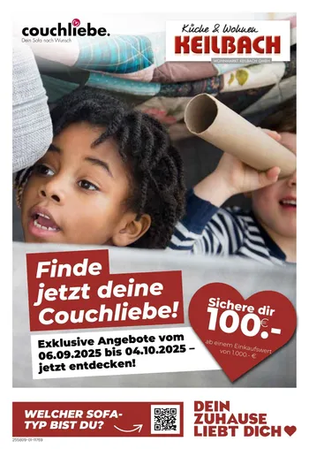 Man sieht unser Couchliebe Prospekt