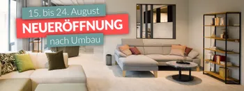 Sofas und Wohnmöbel, Aktionszeitraum 15. bis 24. August