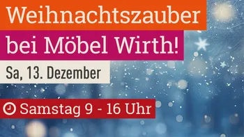 Weihnachtszauber bei Möbel Wirth 2025