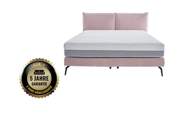 5 Jahres Garantie auf das Contur Polsterbett oder Boxspringbett Delia.