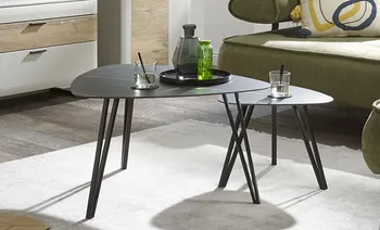 Stylische Couchtische mit Steinplatte