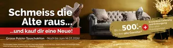 Schmeiss die Alte raus und kauf dir eine Neue! Polstertausch Aktion