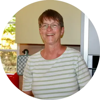 Portrait von Frau Möwe kreisrund