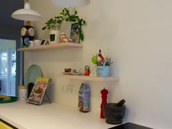 Detailansicht einer urbanen Küche