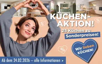 Wir lieben Küchen - große Küchenaktion
