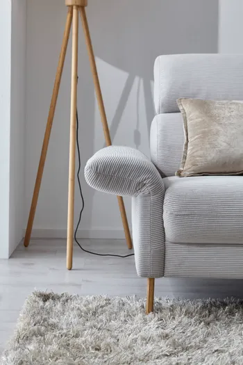 Natura Maryville Ecksofa Beige Stoff