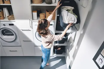 EIn Hauswirtschaftsraum sorgt für Ordnung in deiner Global Küche