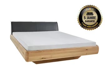 Doppelbett Contur Foresta aus Massivholz mit Garantiehinweis