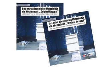 Resopal-Prospekte Cover-Collage