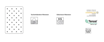 Natura Taschenfederkern-Matratzen Kaltschaum-Matratzen