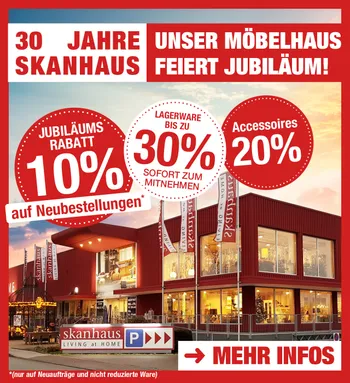 30 Jahre Skanhaus tolle Rabatte
