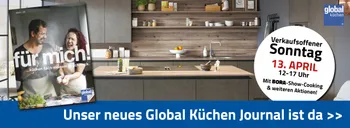 Global Kuechenkatalog und Verkaufsoffener Sonntag