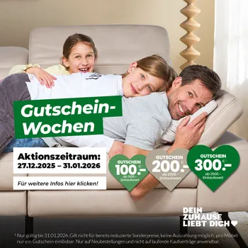 Gutschein Wochen - bis 31.01.