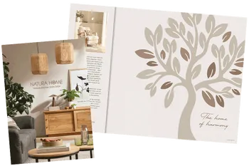 Cover des neuen Natura Home Katalogs ab 01.09.2025