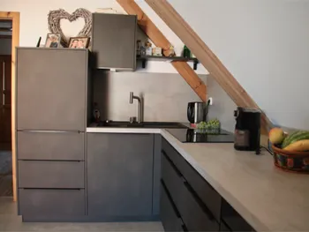 Ansicht einer Single-Küche