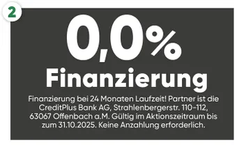 0% Finanzierung*