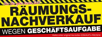 Räumungsnachverkauf